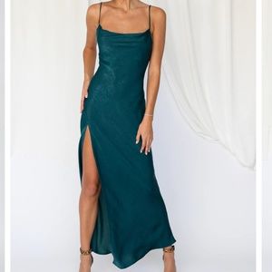 Emerald Slip Dress